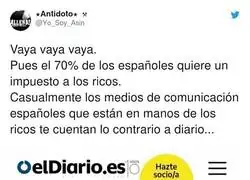Los espa&ntilde;oles apuntan a una misma direcci&oacute;n