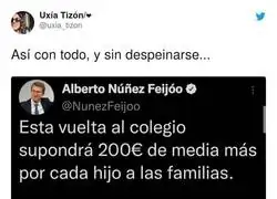 La poca verg&uuml;enza de Feij&oacute;o