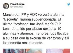 Encaja perfectamente con el perfil que uno esperar&iacute;a encontrar en una escuela taurina subvencionada por y para engominados