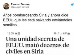 Las semillas que salvan a Siria seg&uacute;n Estados Unidos