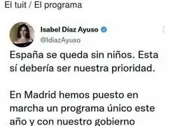 Isabel D&iacute;az Ayuso y su programa