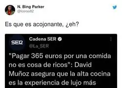 La verg&uuml;enza absoluta de trabajar para un gran chef