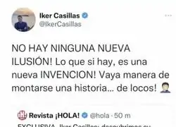 Iker Casillas retrata a la prensa del coraz&oacute;n por esta noticia sobre una posible nueva pareja