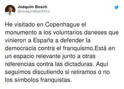 En Francia y en Dinamarca se reconoce la lucha por las libertades y la democracia del pueblo espa&ntilde;ol, por @JoaquimBoschGra