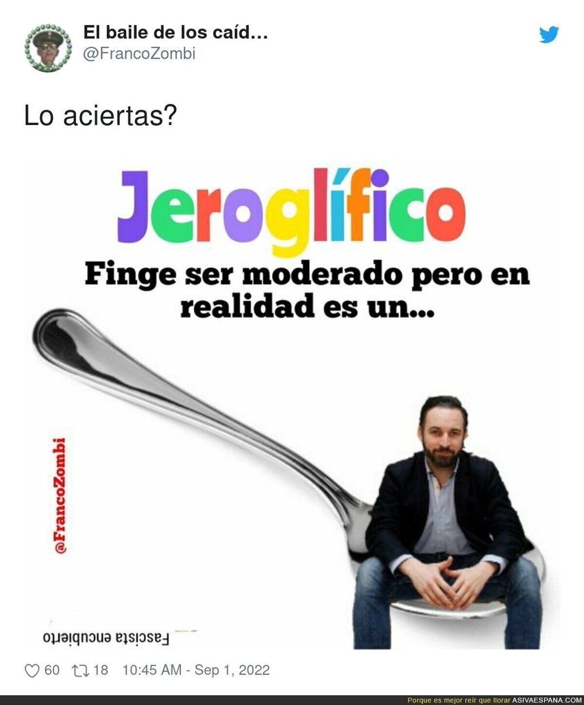La respuesta está abajo del revés, por @FrancoZombi