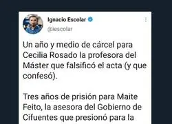 &iquest;Qu&eacute; culpa tiene Cifuentes si se encuentra un M&aacute;ster en el campo??