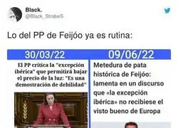 Lo del PP de Feijoo ya es rutina, por @Black_StrobeS
