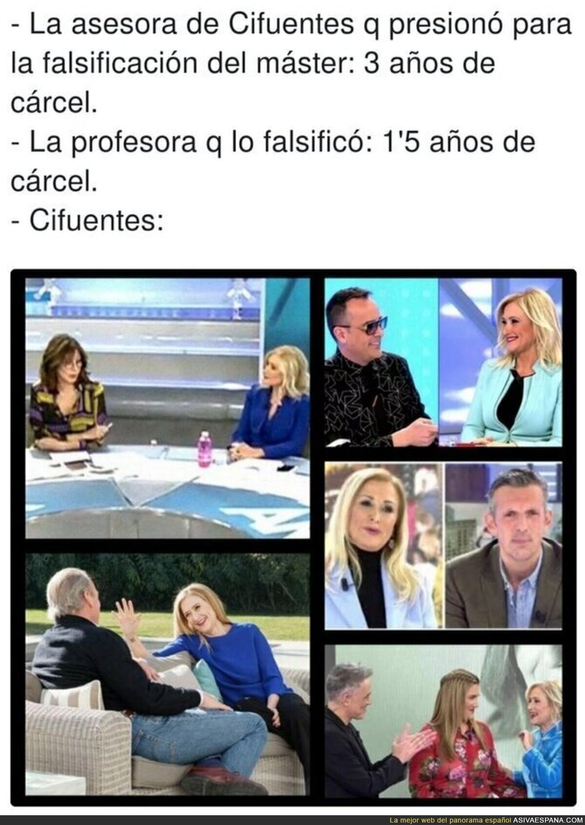 Menuda jefa Cifuentes , por @FrancoZombi