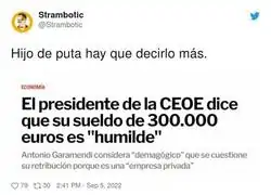 No tengo palabras, por @Strambotic