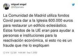 La iglesia como siempre pillando pasta por todos ladosPor @MSpartako