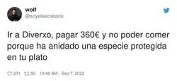 Entre el plato de la espina y el del musgo tiene tela, por @soyelsecretario