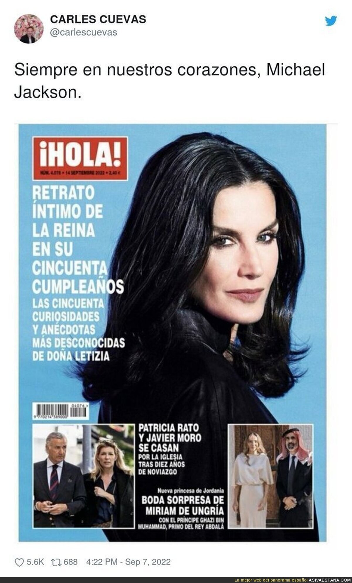 The king of pop pero también de Queen of Spain y de eso no se acuerda nadie, por @carlescuevas