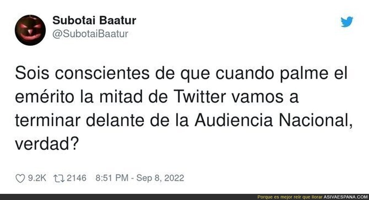 Al calabozo de cabeza, por @SubotaiBaatur