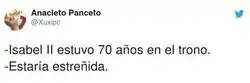 70 a&ntilde;os en el trono, por @Xuxipc