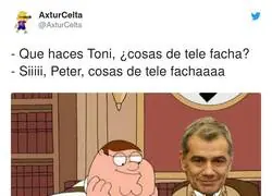 Cosas de tele facha, por @AxturCelta