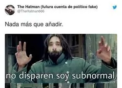 D&eacute;jenlo libre, por @TheHatman666