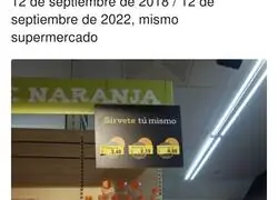 Y siguen pagando casi lo mismo o menos a los productores por el kg de naranja, por @Bitorikova