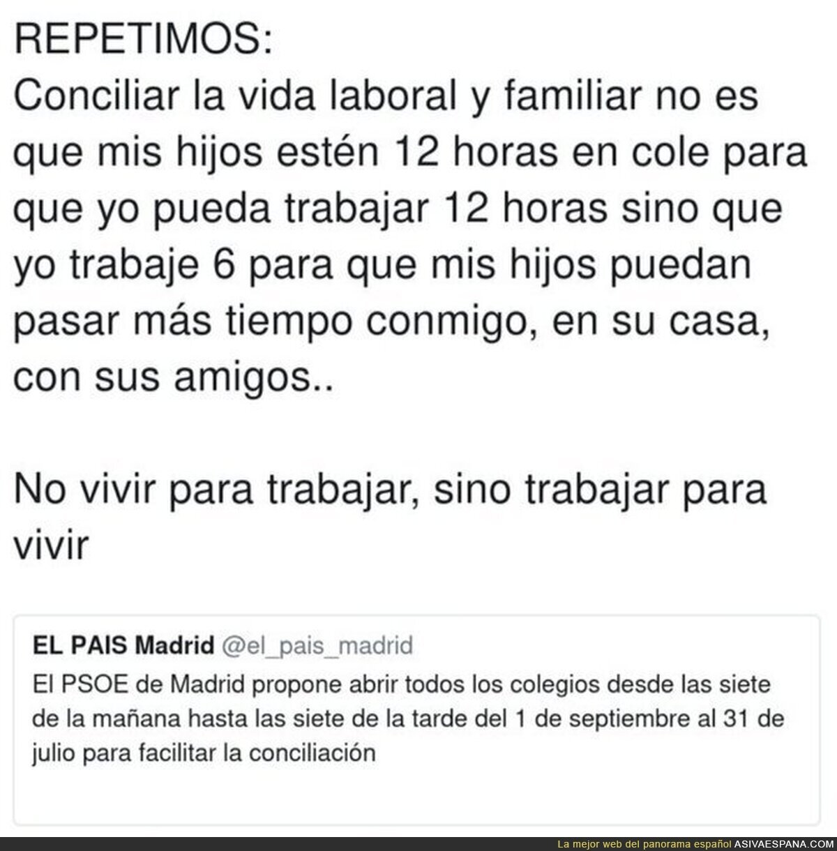 Luego que por qué no tenemos hijos. ¿Para qué?, por @CristianBilba12