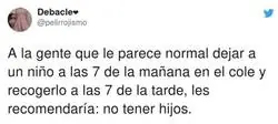 Di que s&iacute;, para qu&eacute; vamos a solucionar el serio problema de conciliaci&oacute;n laboral, por @pelirrojismo