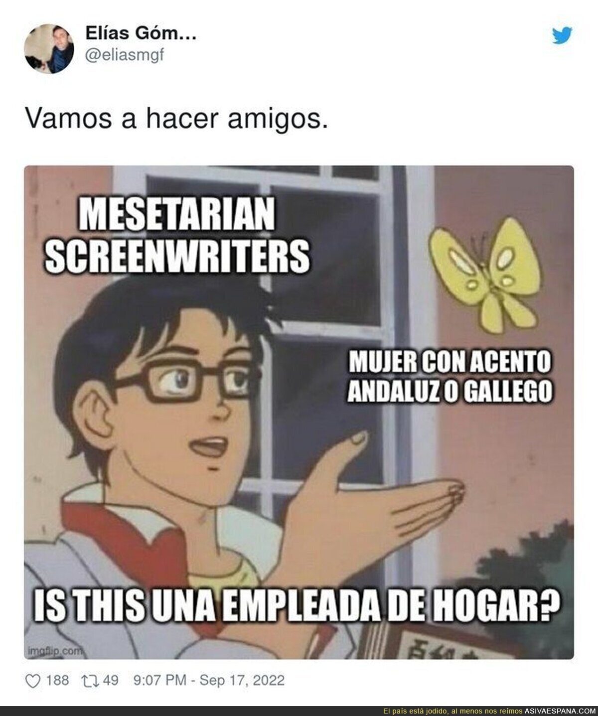 Mesetarian screenwriters, por @eliasmgf