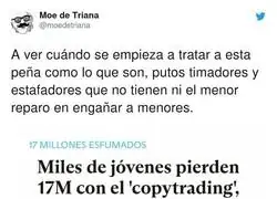 El gran peligro del 'copytrading'