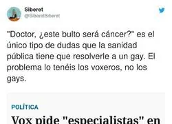 VOX es un peligro para la poblaci&oacute;n