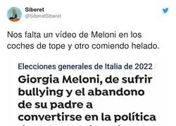 Giorgia Meloni siempre saludaba