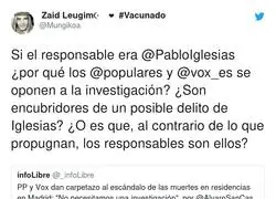 Pablo Iglesias no era el culpable de las muertes en las residencias y ya est&aacute; claro del todo
