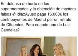 El retrato injustificado para Cristina Cifuentes