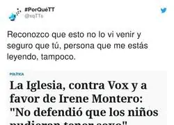 La iglesia sorprende yendo contra VOX