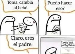 Cambiando al beb&eacute;