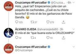 Nunca hay que olvidar esto de Cruzcampo dejando por los suelos a &Aacute;lvaro Ojeda