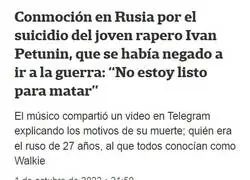 Ivan Petunin dej&oacute; un video antes de suicidarse
