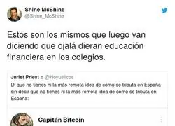 Capit&aacute;n Bitcoin no ha abierto un libro en su vida