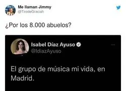 El grupo favorito de Isabel D&iacute;az Ayuso