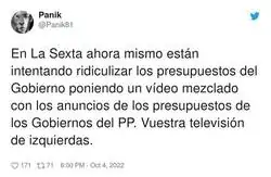 LaSexta dando verg&uuml;enza ajena una vez m&aacute;s