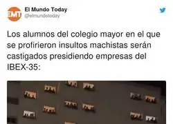 Gran castigo para los pijos del Colegio Mayor