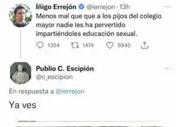 Los consejos de &Iacute;&ntilde;igo Errej&oacute;n que no se aplica