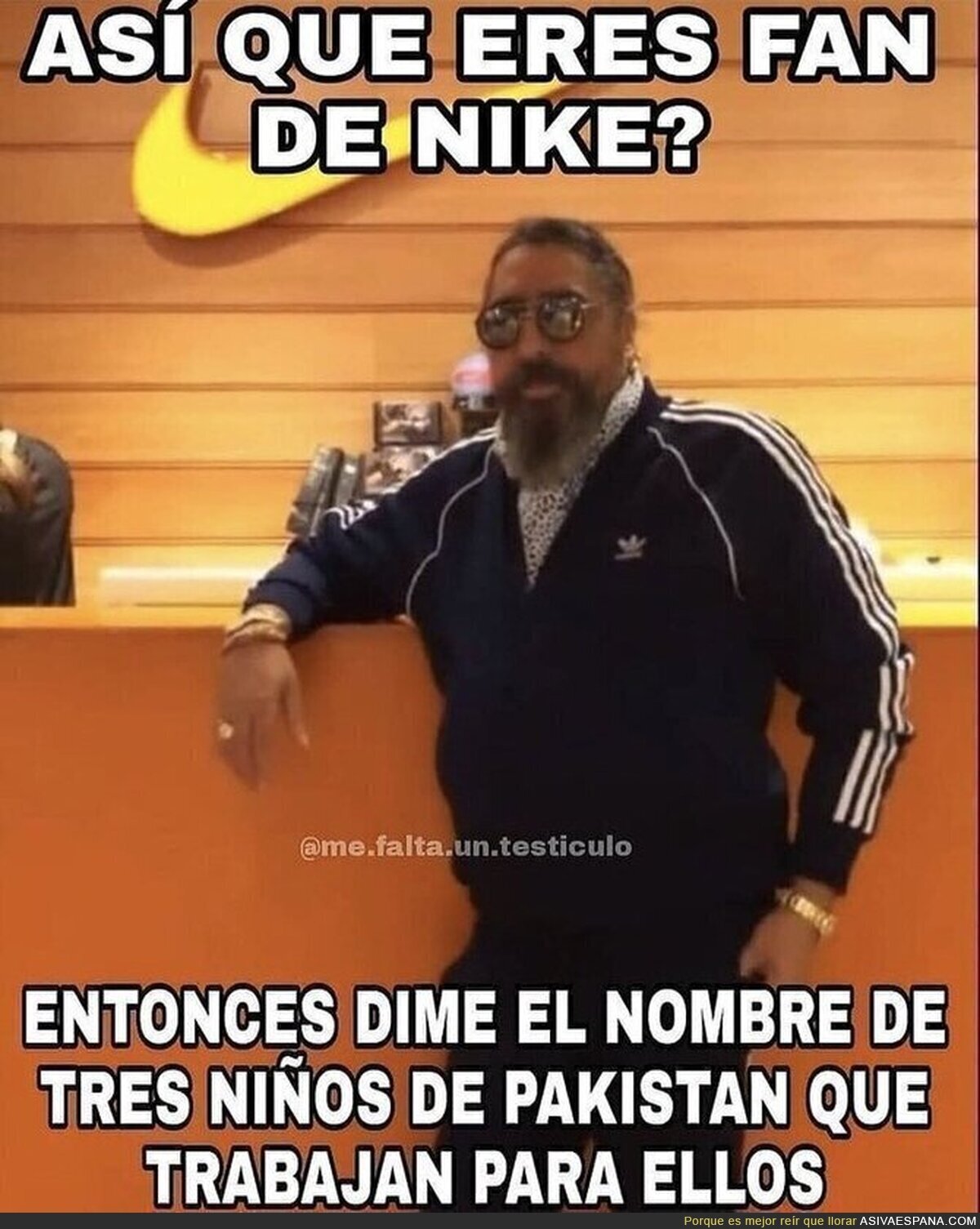 No eres tan fan de Nike