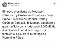 Un peque&ntilde;o resumen del nuevo presidente de Mediaset