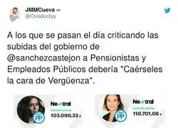 La gente del PP no est&aacute; para hablar de salarios del resto