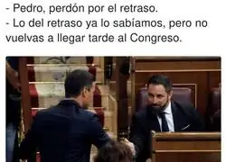 El retraso de Santiago Abascal