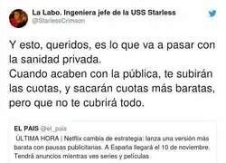 El paralelismo de Netflix y la sanidad