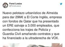 El Corte Ingl&eacute;s le debe mucho a Jos&eacute; Luis Mart&iacute;nez Almeida