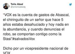 Hay que investigar YA a Santiago Abascal