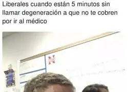 La man&iacute;a de los liberales