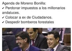 El d&iacute;a a d&iacute;a de Moreno Bonilla