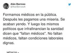 Los m&eacute;dicos tienen su salida segura fuera de Espa&ntilde;a