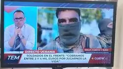 Entrevistan en 'Todo es Mentira' a mercenarios espa&ntilde;oles que dicen dedicarse a "limpiar" rusos, mientras el periodista se r&iacute;e. Como si la cosa fuera un chiste