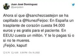 Feij&oacute;o vuelve a quedar retratado